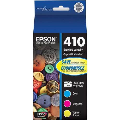 Epson T410 Original Photo BK/Cyan/Magenta/Yellow Ink Cartridge