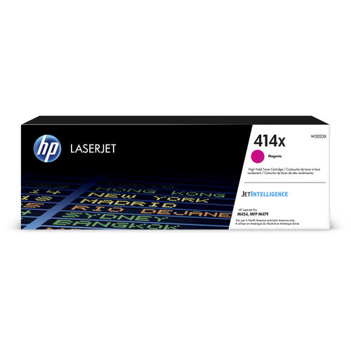 HP 414X W2023X Original Magenta Toner Cartridge High Yield