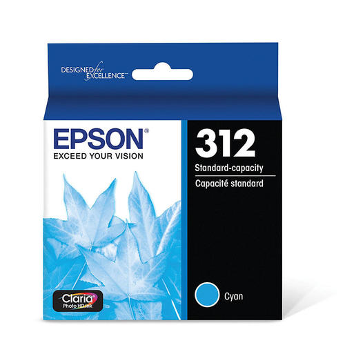 Epson T312220-S Original Cyan Ink Cartridge, OEM, for Expression Photo XP-8500