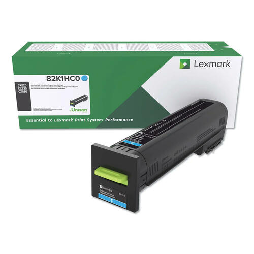 Lexmark 82K1HC0 Original Cyan Toner Cartridge - High Yield