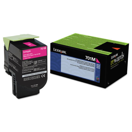 Lexmark 70C10M0 Original Magenta Toner Cartridge - Return Program