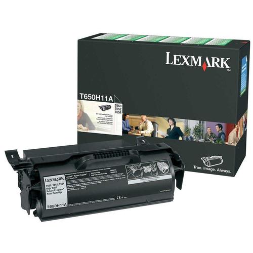 Lexmark T650H11A Original Black Toner Cartridge High Yield
