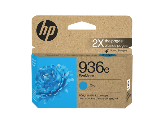 HP 936E Original Cyan Ink Cartridge High Yield (4S6V3LN) High Yield