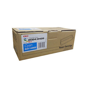 Okidata 2024 Original Cyan Toner Cartridge (52114902)