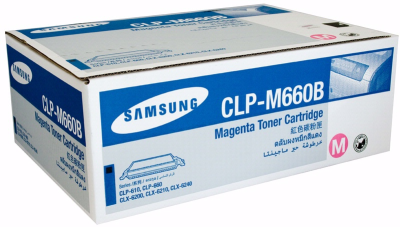 Samsung CLPM660B Original Magenta Toner Cartridge High Yield (ST925A)