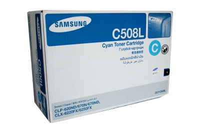 Samsung CLTC508L Original Cyan Toner Cartridge High Yield (SU058A)