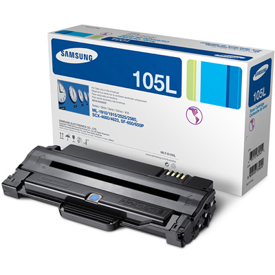 Samsung MLTD105L Original Black Toner Cartridge High Yield (SU770A)