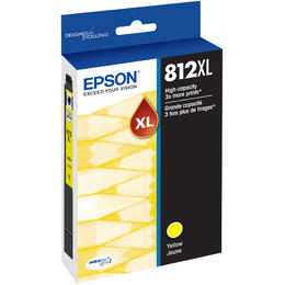 Epson T812XL High Yield Original Yellow Ink Cartridge