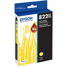 Epson T822XL High Yield Original Yellow Ink Cartridge  High Yield