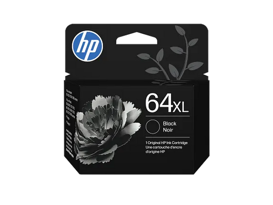 HP 64XL Original Black Ink Cartridge (N9J92A) High Yield