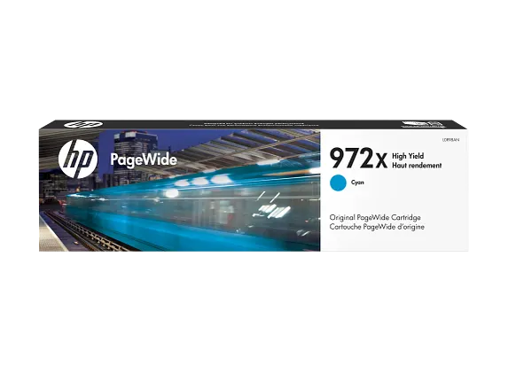 HP 972X Original Cyan Ink Cartridge High Yield (L0R98AN)